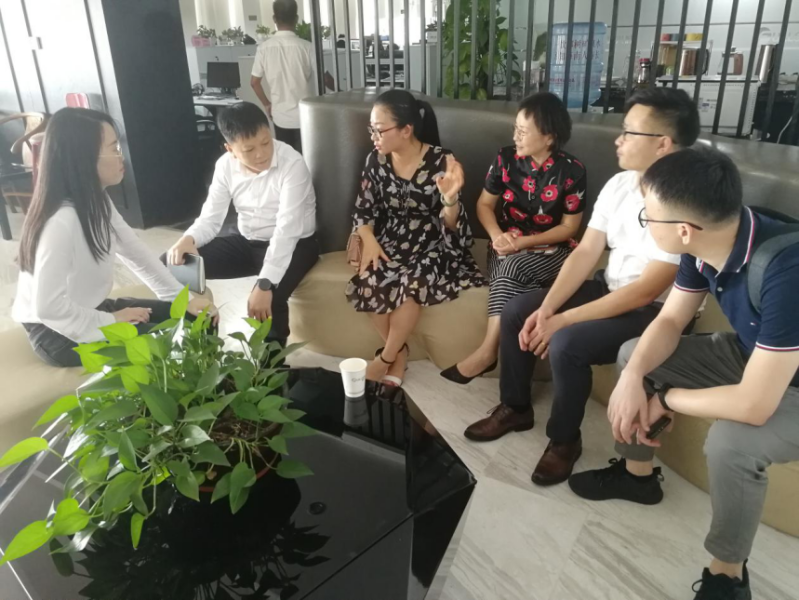 走访复兴城互联网创新创业园